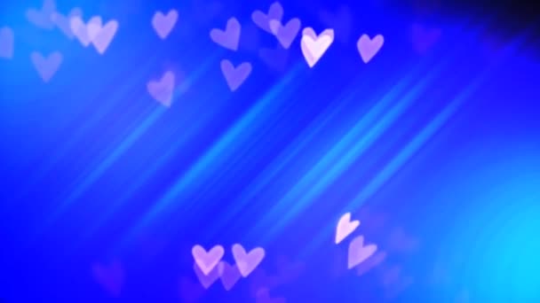 Beautiful Heart & Love background 3d Seamless footage 4K- Romantic colorful Glitter glowing & flying hearts . Animated background for Romance, love, marriage, valentines day and birthday Invitation. - Footage, Video