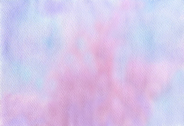 Hermoso papel texturizado con fondo de acuarela rosa, azul, color lila - Foto, Imagen