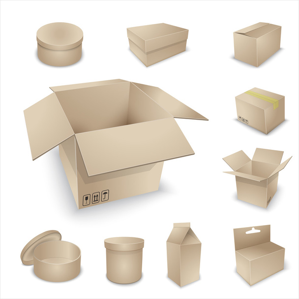 Vector blank packing collection. - Vector, Image