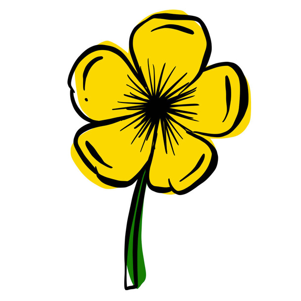 Дизайн чашки с иконой из дикого цветка, одуванчика и т.д. - Вектор,изображение