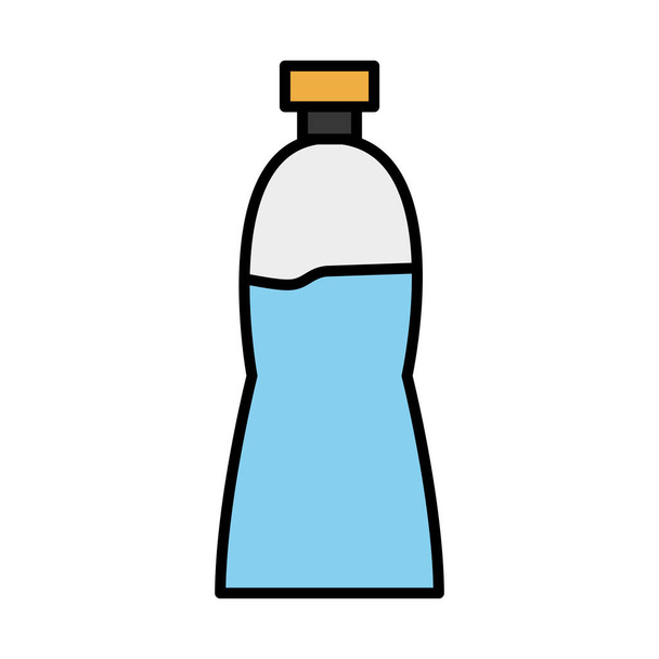 láhev vody řádek a výplň styl ikony - Vektor, obrázek