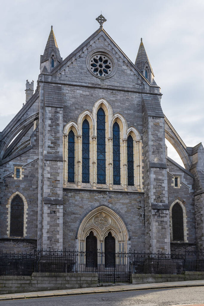 Catedral de Christ Church en Dublín, Irlanda. Catedral Iglesia de la Santísima Trinidad. - Foto, imagen