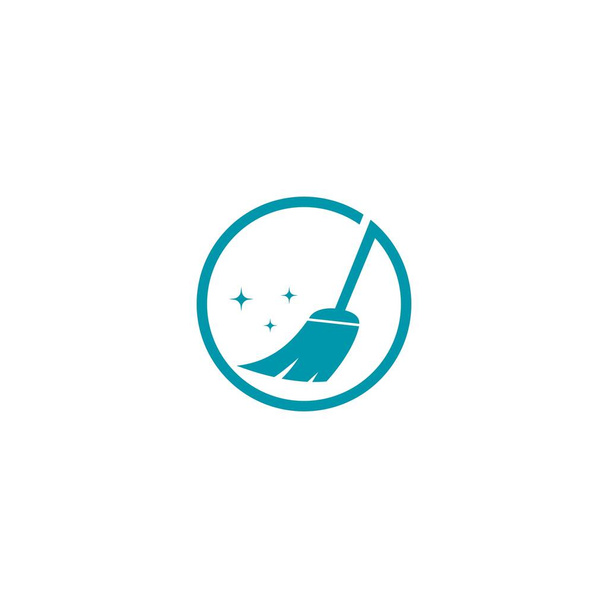 Süpürge logo vektör illüstrasyon tasarımı  - Vektör, Görsel