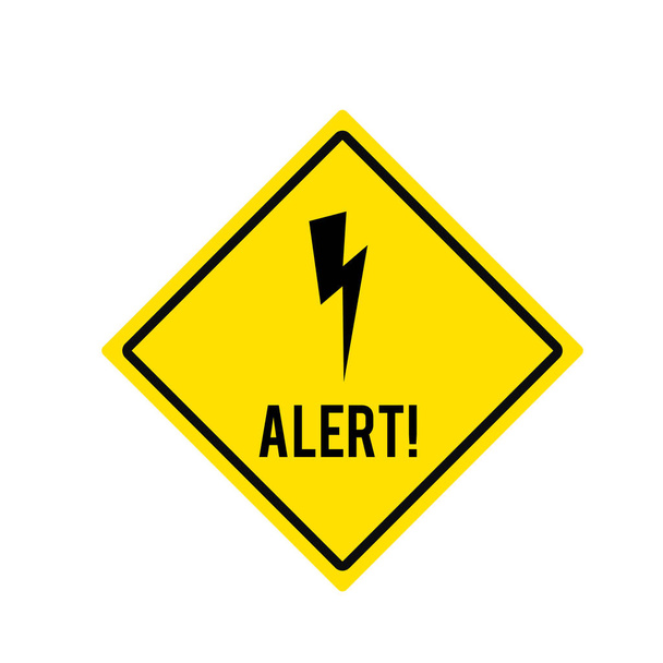 icône d'alerte signe d'attention avec symbole de point d'exclamation - Photo, image