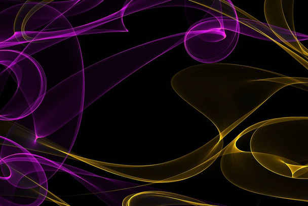 abstract background with colorful lines and waves  - Foto, Imagen