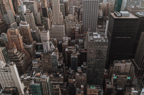 Aerial view of Midtown Manhattan - Photo, Image