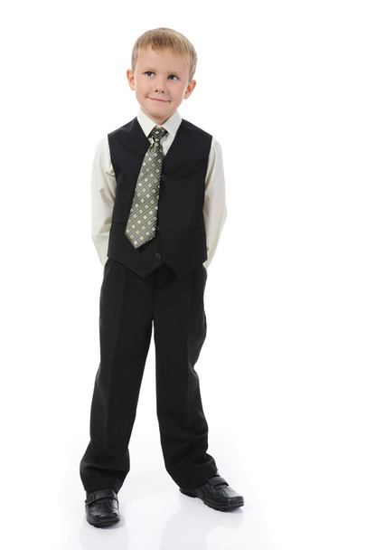 Boy in the fashionable suit - Zdjęcie, obraz