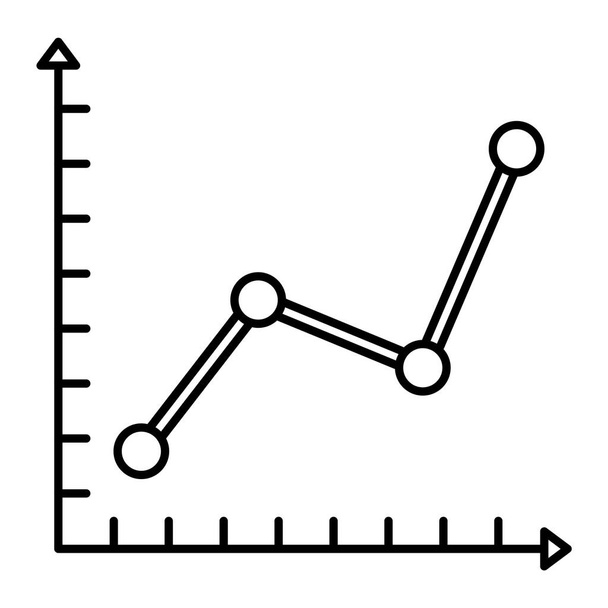 Datenvisualisierung Linienvektorsymbol, das leicht geändert oder bearbeitet werden kann - Vektor, Bild