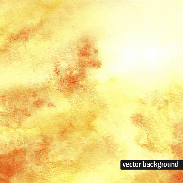 Golden abstract watercolor background - Vector, Image