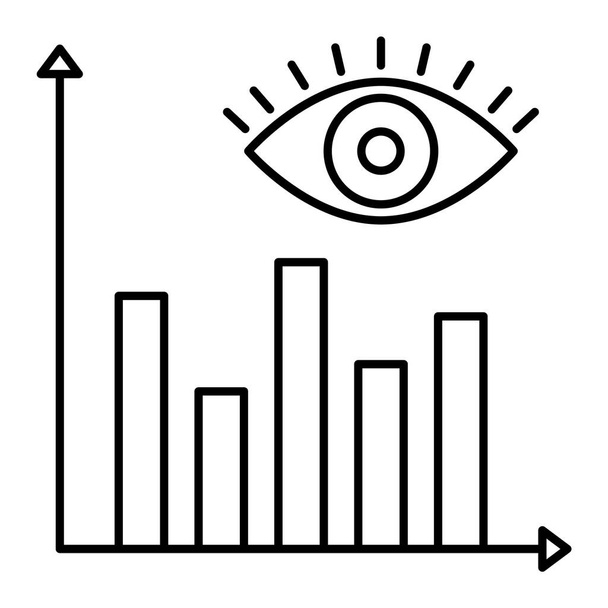 Analytics Monitoring Line icono de vector que puede modificar o editar fácilmente - Vector, imagen