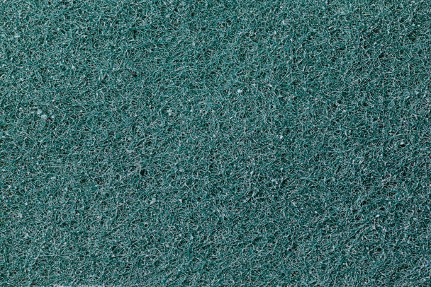 Groene scrub spons textuur achtergrond, macro - Foto, afbeelding