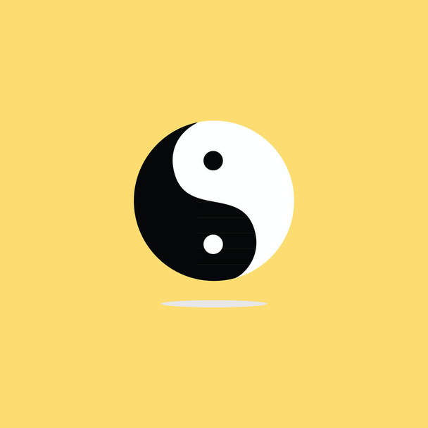 yin yang icône vecteur. symbole pour le site Web Ordinateur et vecteur mobile - Vecteur, image