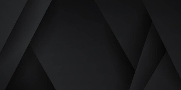 Modernes Black Dark Carbon für abstrakten Hintergrund und Präsentationsdesign. Anzug für Unternehmen, Zigaretten, Unternehmen, Auszeichnung, Gewinn, Jubiläum und Feier - Vektor, Bild