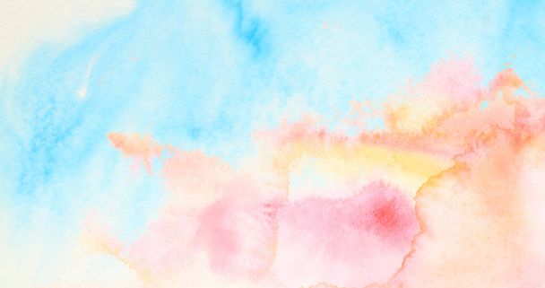 Abstract watercolor styled background with copy space. - Fotografie, Obrázek