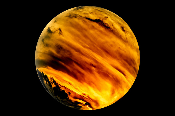 Stürmischer Planet  - Foto, Bild