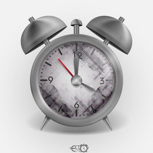 Metal Classic Style Alarm Clock. - Vektori, kuva