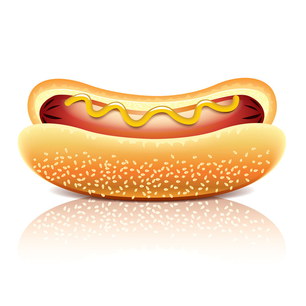 Hot-Dog ilustracja wektorowa - Wektor, obraz