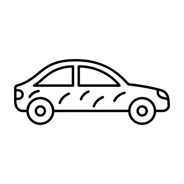 Limpieza del coche Icono vectorial aislado que se puede modificar o editar fácilmente - Vector, imagen