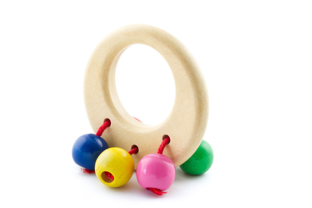 Safe baby rattle and teething ring - Photo, Image