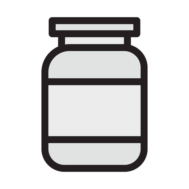 Icono de vector aislado antibiótico que se puede modificar o editar fácilmente - Vector, Imagen