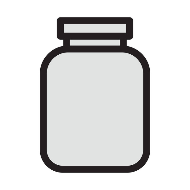 Syrup jar  Isolated Vector icon that can be easily modified or edited - ベクター画像