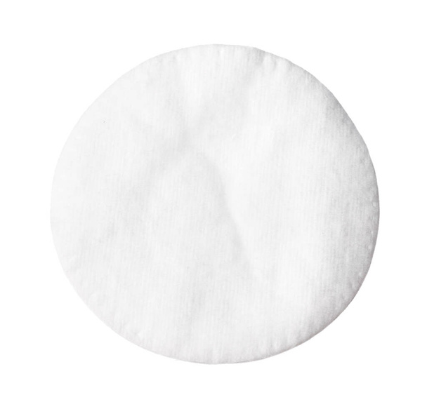 Cotton pads disc isolated on white background - Foto, afbeelding