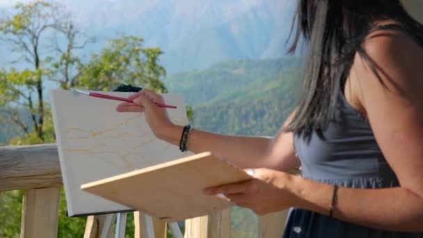 Open air painting art - Záběry, video