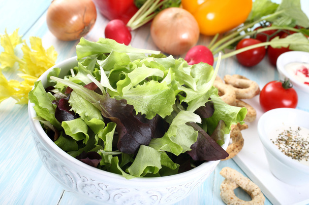 Vegetables salad - Fotoğraf, Görsel