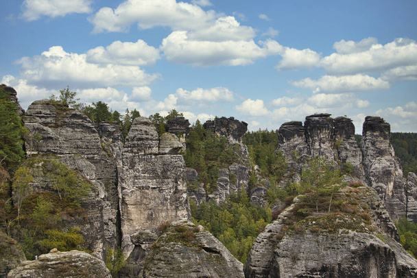 Saxon Switzerland is a unique natural wonder in Germany - Photo, Image