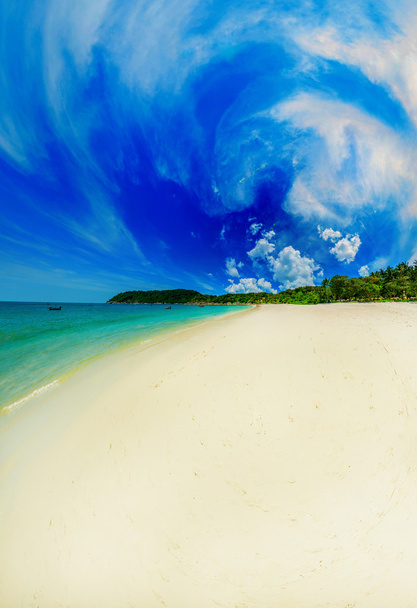 sonniger tropischer Strand - Foto, Bild