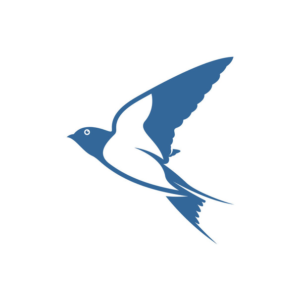 Swallow logo vector template, Creative swallow logo design concepts, icon symbol, illustration - Vector, Image