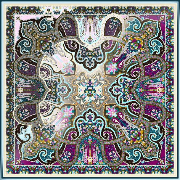 vector illustration of a background for carpet - Foto, imagen