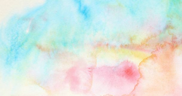 Abstract watercolor styled background with copy space. - Zdjęcie, obraz