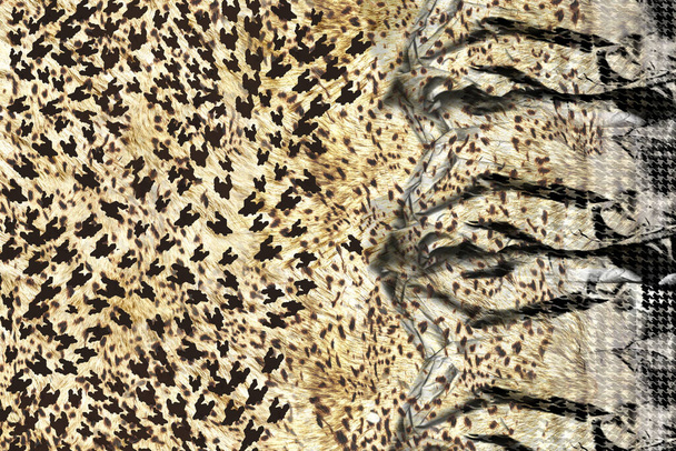 piel de leopardo textura fondo - Foto, imagen