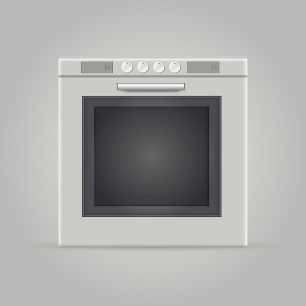 Illustration of oven - Vector, Imagen