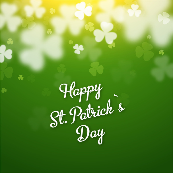 Saint Patricks Day Vector Background - Vektor, Bild