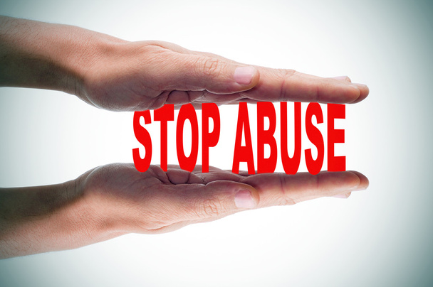 Stop misbruik - Foto, afbeelding