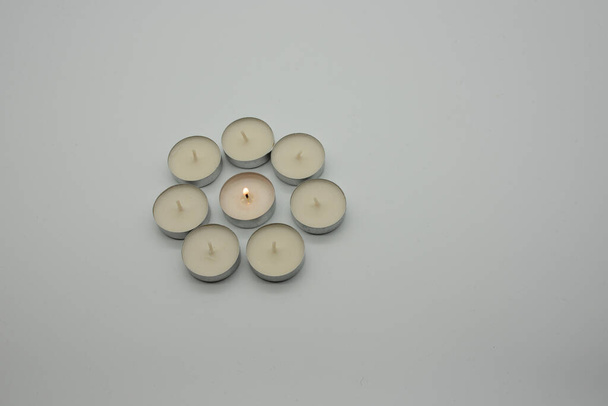 small tea light candles - Photo, Image
