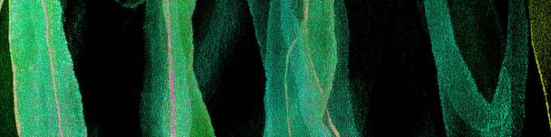 Illustration artistique jaune. Batik moderne coloré. Bannière en coton violet. Décor exotique azur. Décoration Ciel Vert. Aquarelle de fond. Rose Abstrait Print. - Photo, image