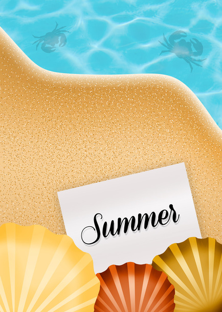 Summer postcard - Foto, Bild