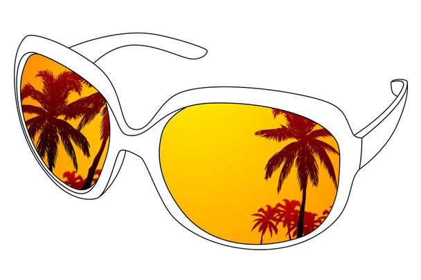Sonnenbrille - Vektor, Bild
