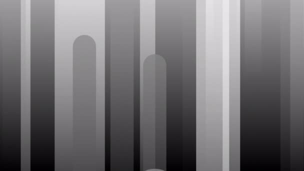 Abstract black and white Rounded Lines Background.Looped modern lines pattern animation.Geometric lines texture motion - Materiał filmowy, wideo