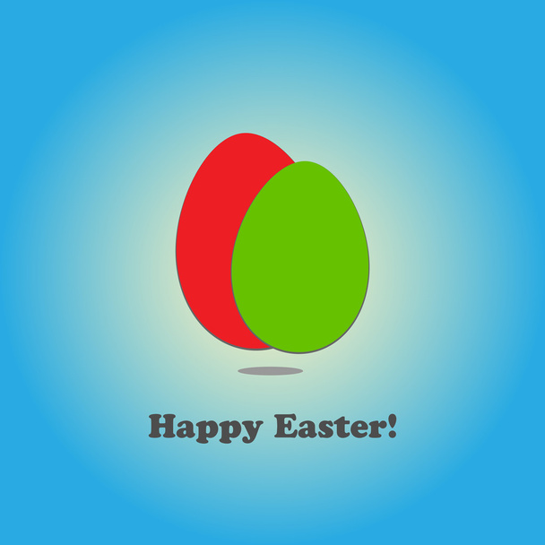 Easter Eggs Background - Vector, Imagen