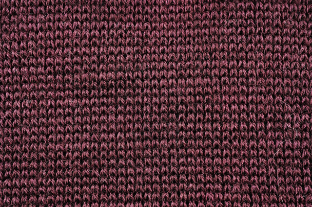 brown knitted fabric. Beautiful background - Foto, Imagen