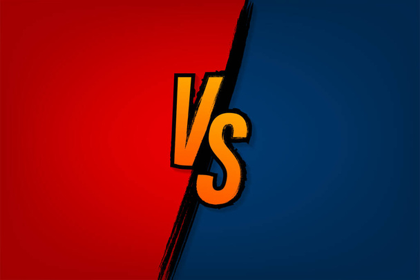 Versus logo vs letters for sports and fight competition. Battle versus match, game concept competitive vs. Vector illustration - Vektori, kuva