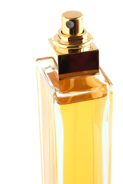 Fehér alapon izolált parfümpalack - Fotó, kép