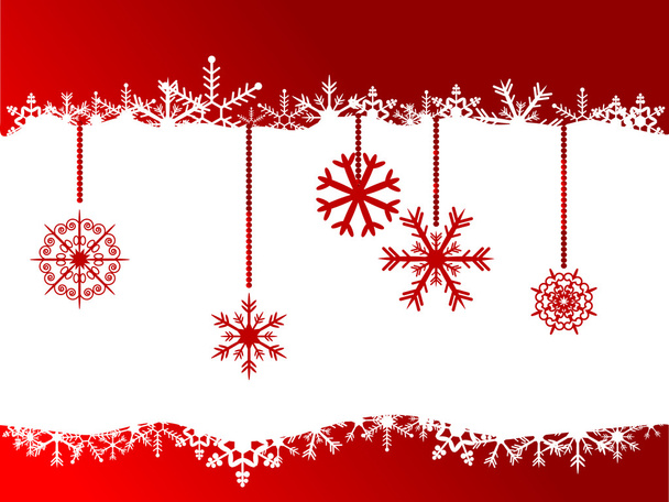 Red christmas background - Вектор,изображение
