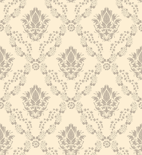 Seamless damask pattern - Vecteur, image