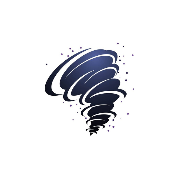 Дизайн векторной иллюстрации логотипа Торнадо - Вектор,изображение