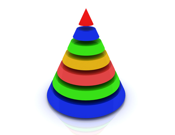 Абстрактный красочный конус
 - Фото, изображение